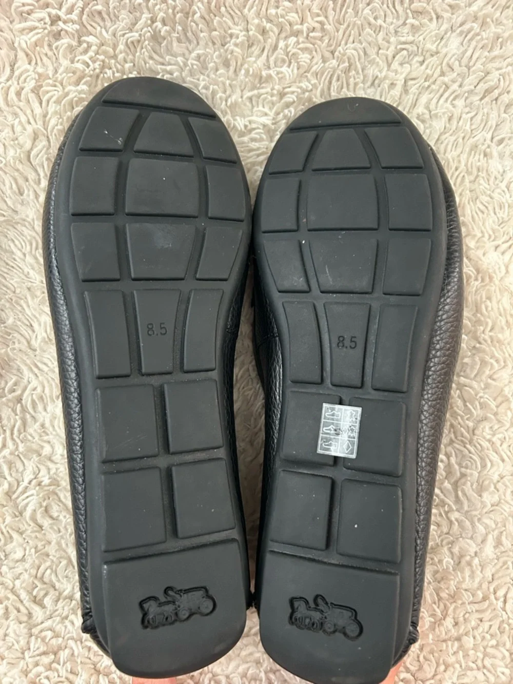 Coach Black Leather Marley Driver Slip On Loafers - Picture 6 of 6